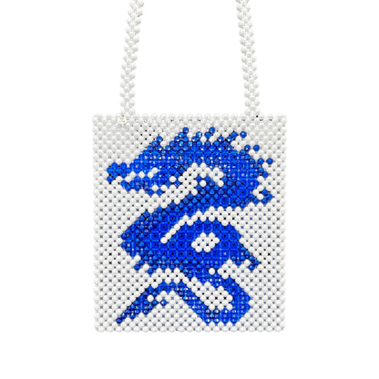 MOTHER OF DRAGON BEADED TOTE BAG